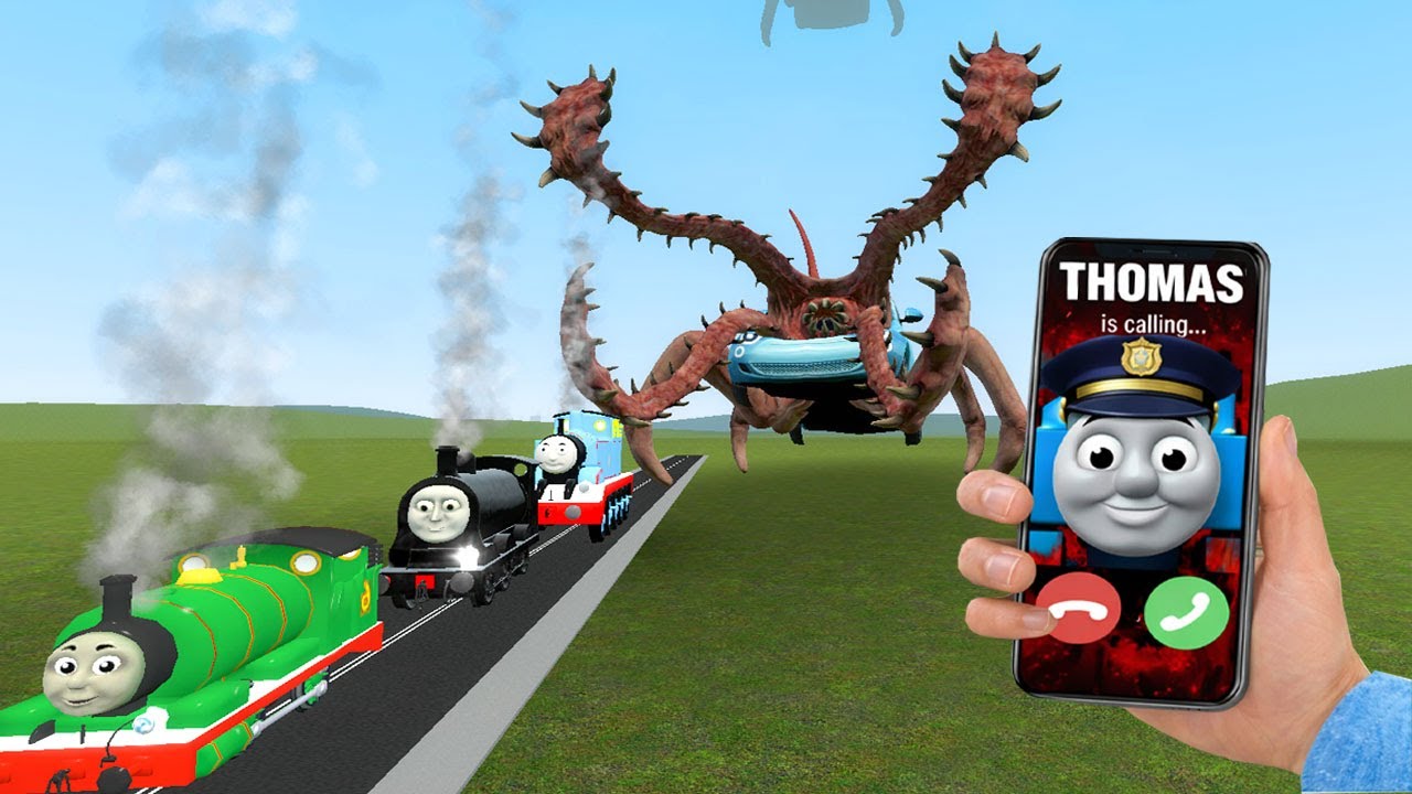 AN EPIC LIVE BATTLE BETWEEN CURSED THOMAS EATER EXE AND MORPHORRID FIAT EATER FAMYLI in Garry's Mod!