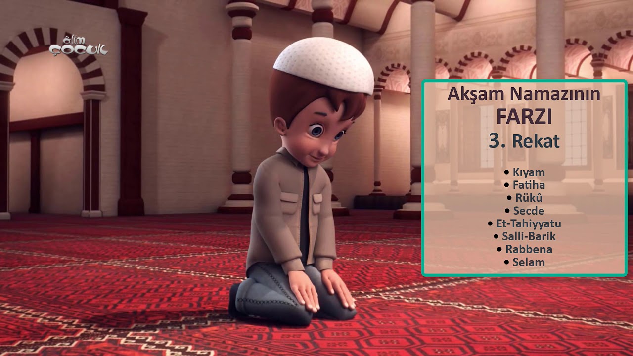 Akşam Namazı Nasıl Kılınır? (Erkek)