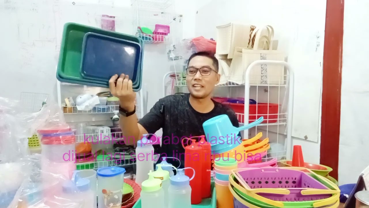 kulakan perabot plastik dijual lagi serba lima ribu bisa