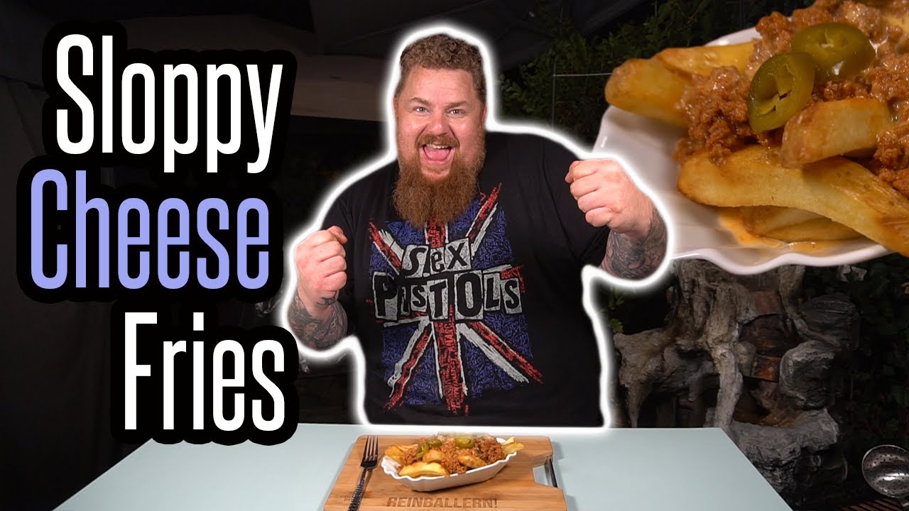 Sloppy Cheese Fries - Pommes mit Hackfleisch & Käsesoße - BBQ & Grillen für jedermann