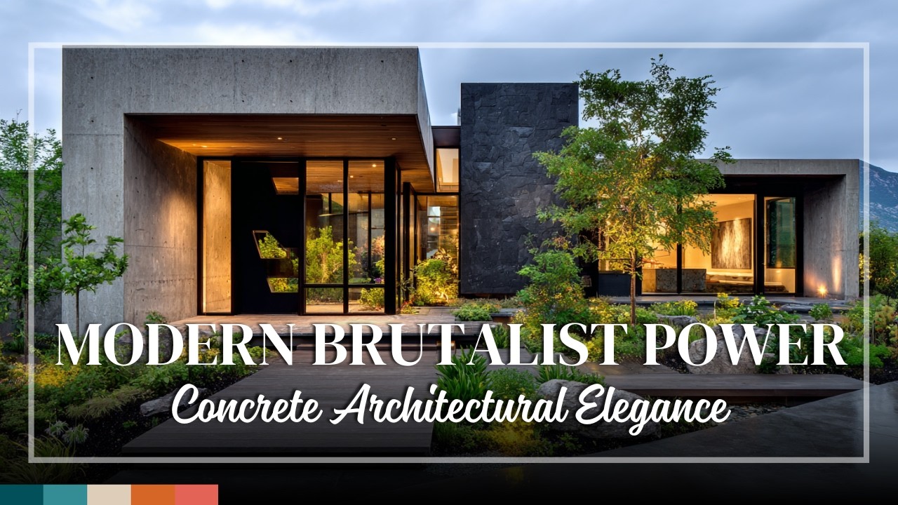 Modern Brutalist Concrete Estates – Iconic Structures Defined by Strength and Elegance