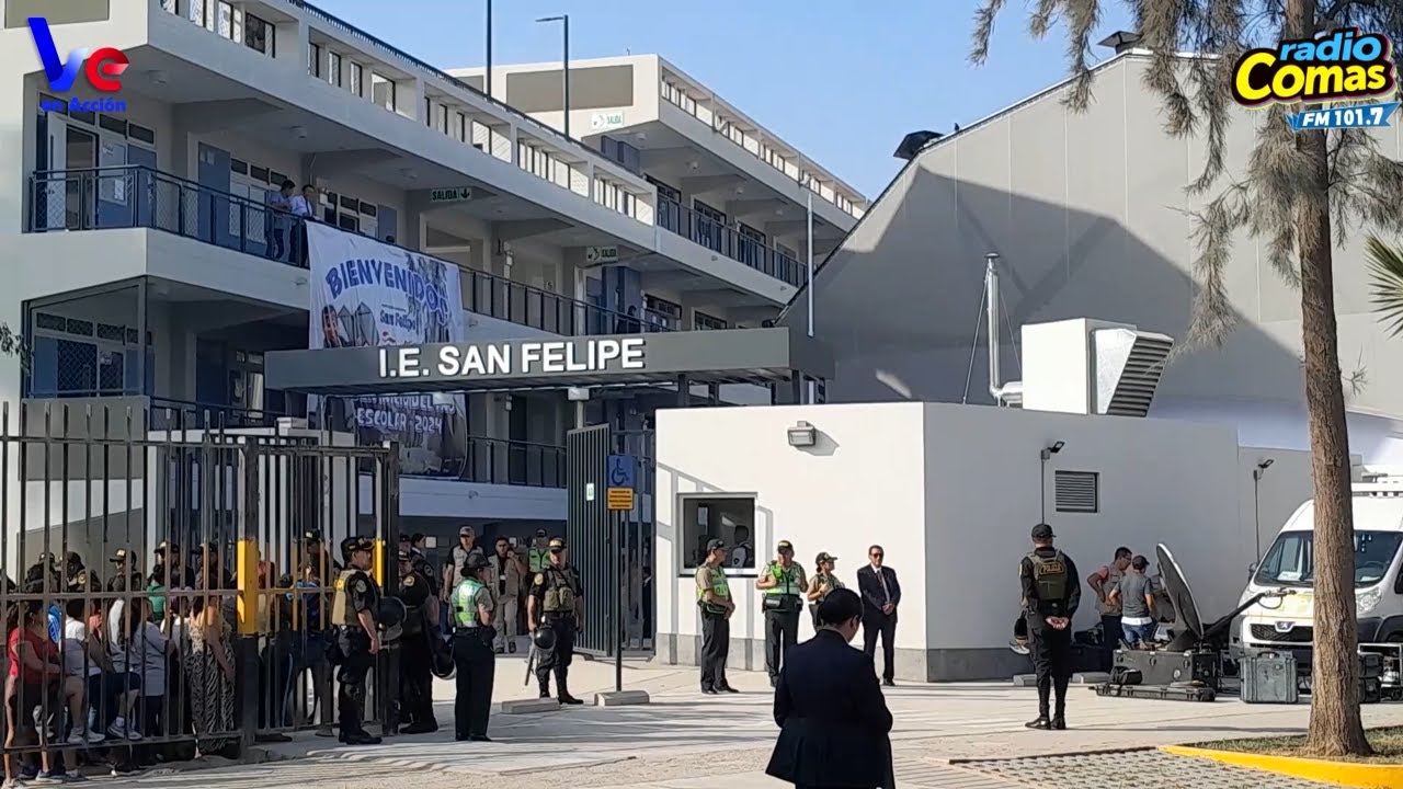 Inauguracion de Colegio Bicentenario San Felipe en #comas