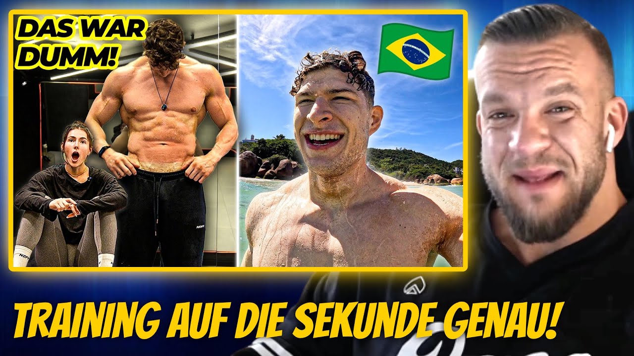 Trainingstimer nach dem Pre-Workout aber Sonnenbrand!😂 7vsKAY Live Reaktion William Niewiara