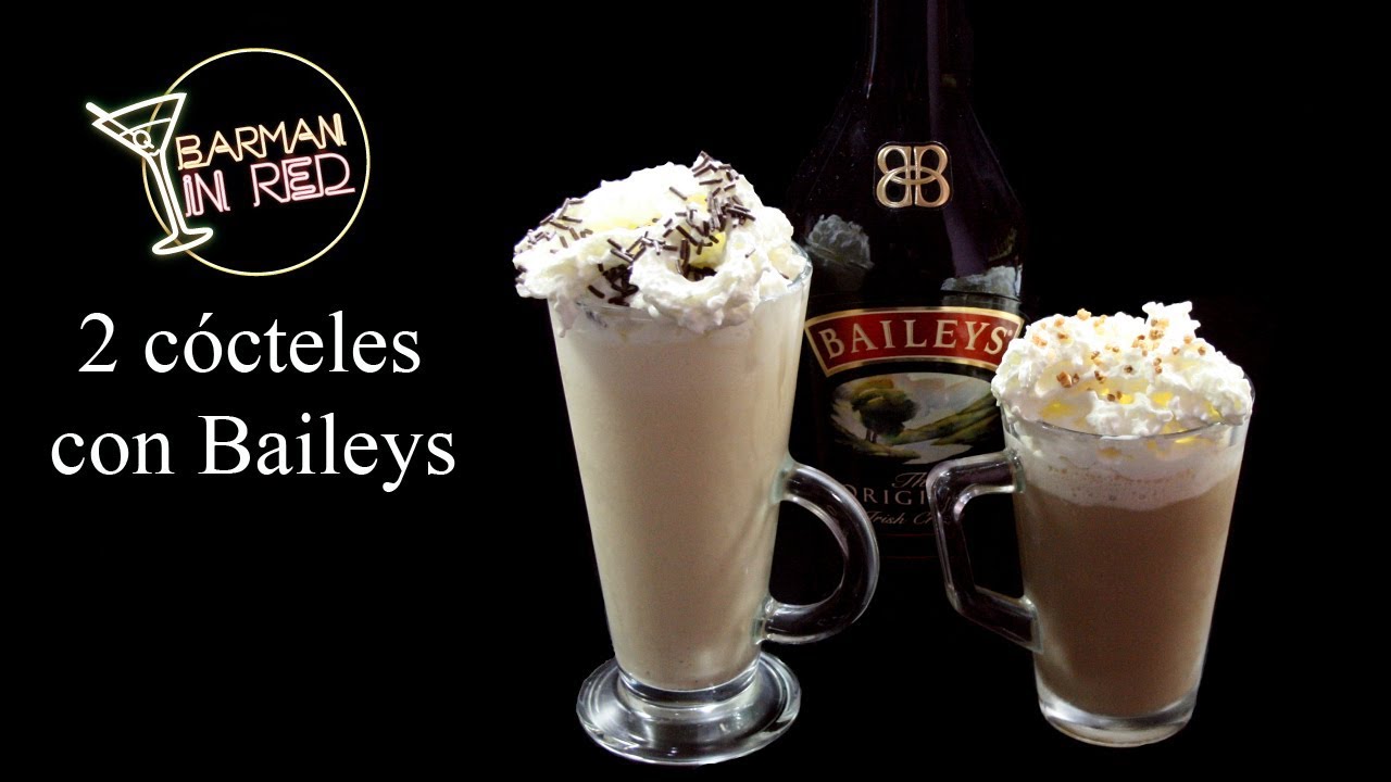 2 cocteles con Baileys - Irish Love y Irish Tropic