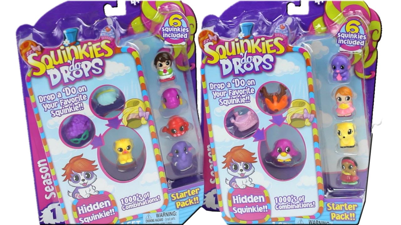 Squinkies 'do Drops 6 Pack Starter Packs Unboxing Review