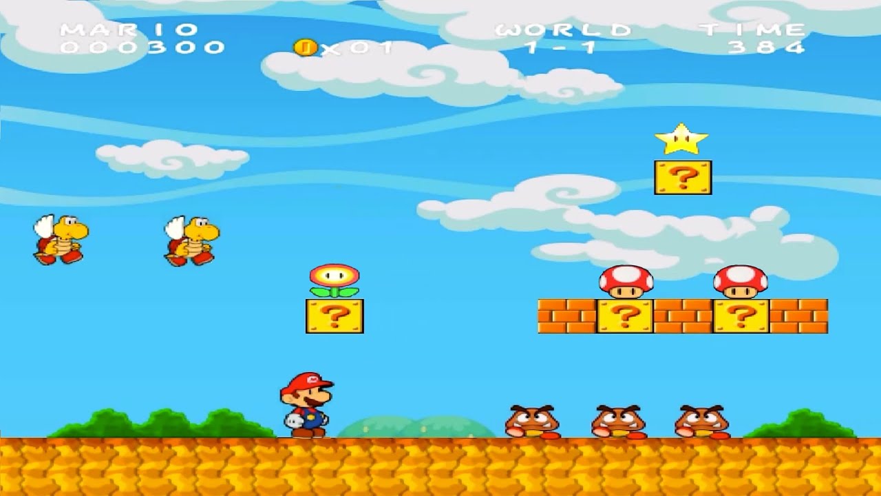 Super Mario Bros HD: Paper Mario Part 1