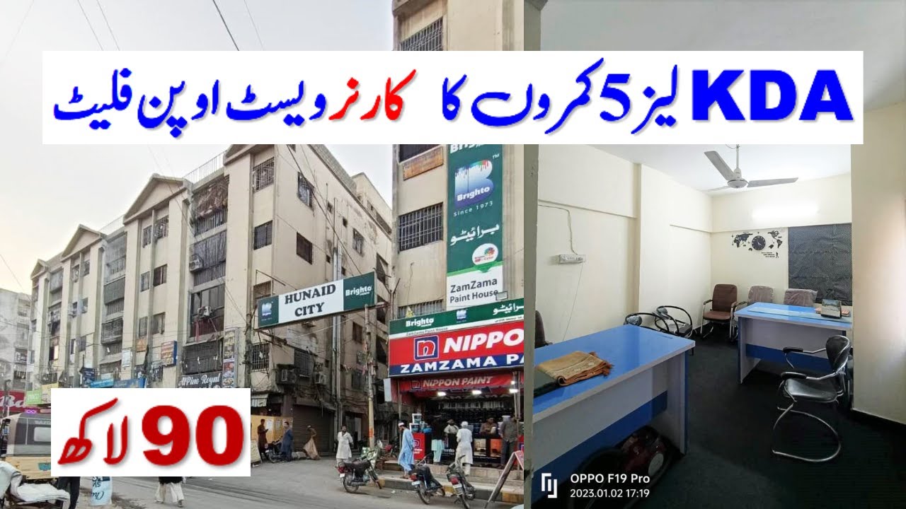 Corner KDA Lease 5 Rooms West Open Flat for sale best for investment