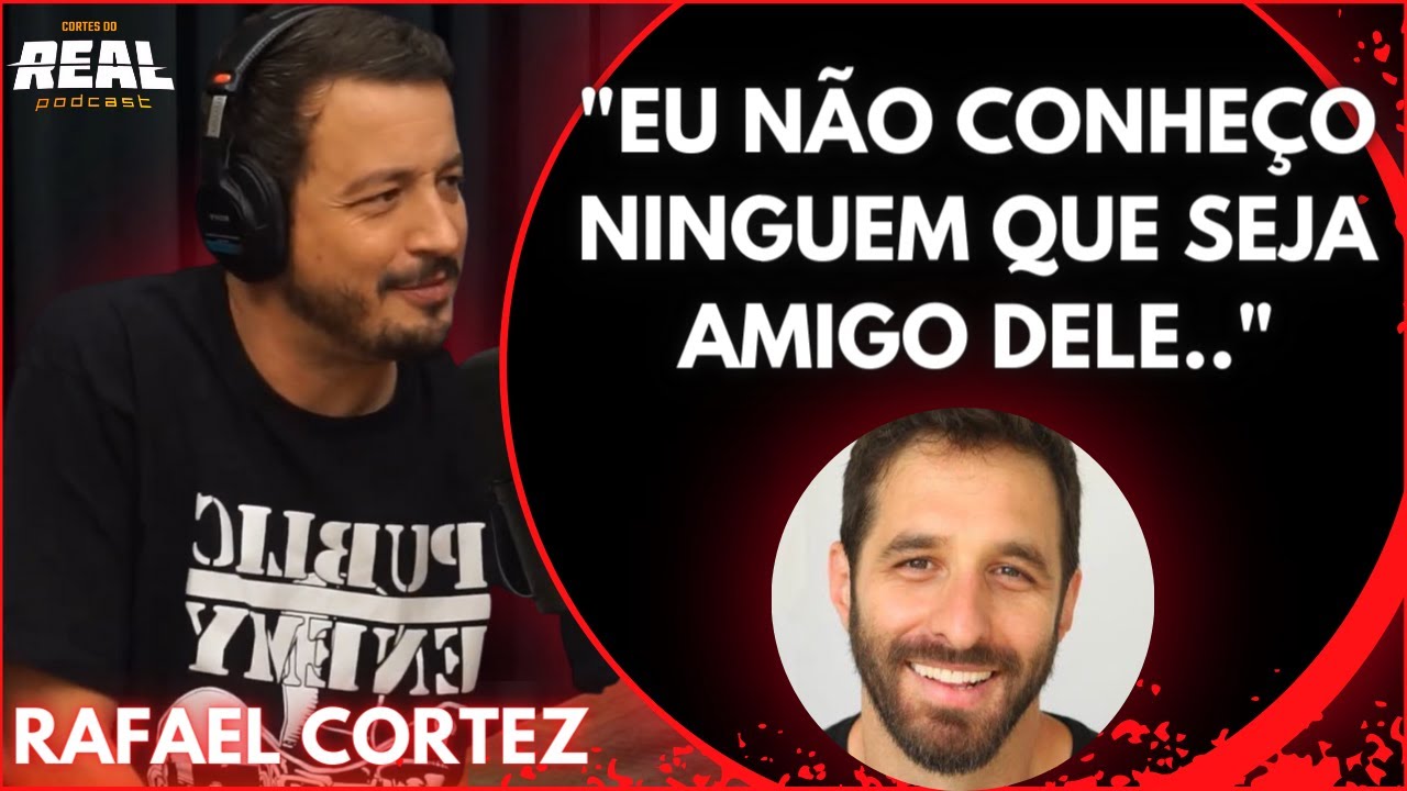 RAFAEL CORTEZ FALA SOBRES AS TRETAS DO RAFINHA BASTOS NO CQC - Cortes do Real Podcast