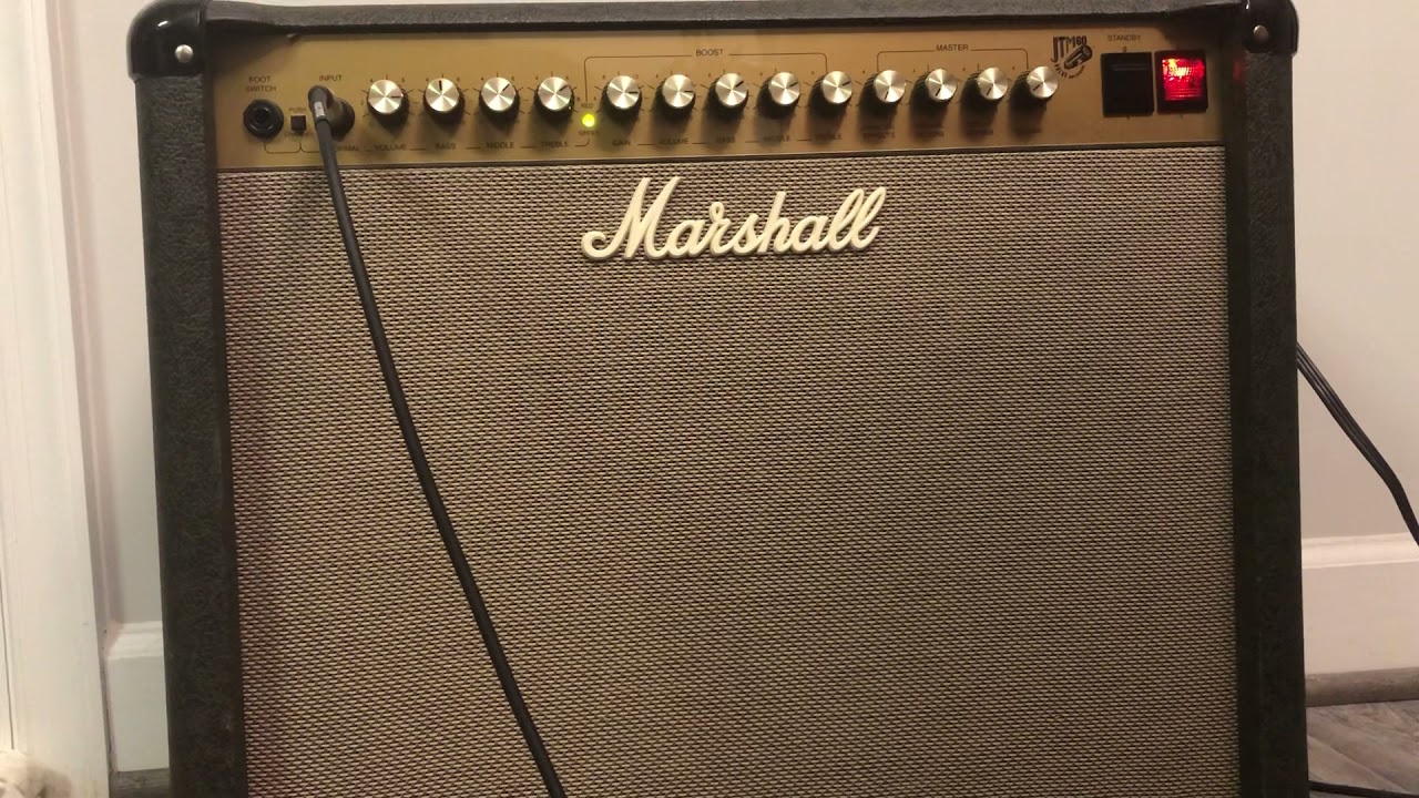 Marshall JTM60 before clipping diode removal