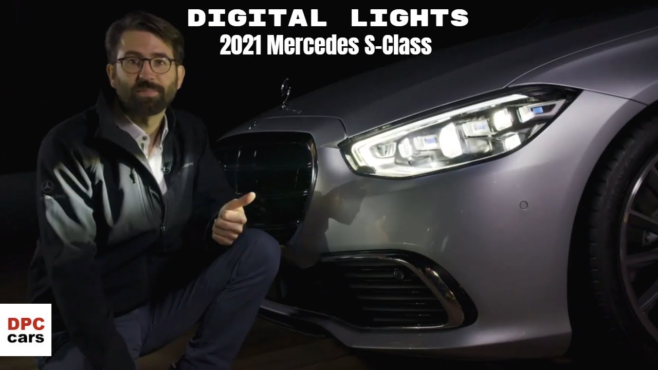New 2021 Mercedes S Class Digital Lights