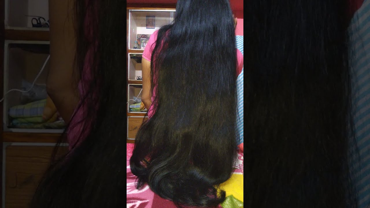 🔥Open silky natural black long hair play and pulling 👉 💞 💓 hairstyles@bonghairstyles8920