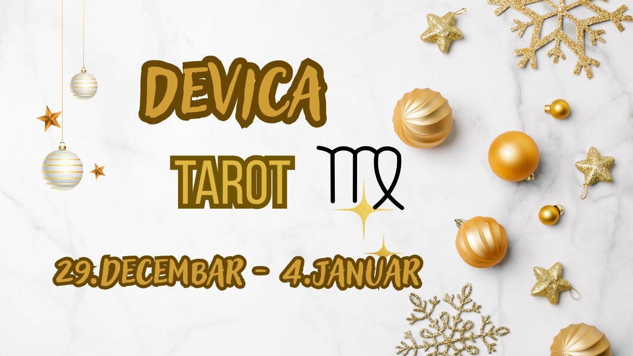 DEVICA ♍ Kraj Straha: Nova Avantura Čeka! ❤️✨🍀 29.DECEMBAR-4.JANUAR TAROT