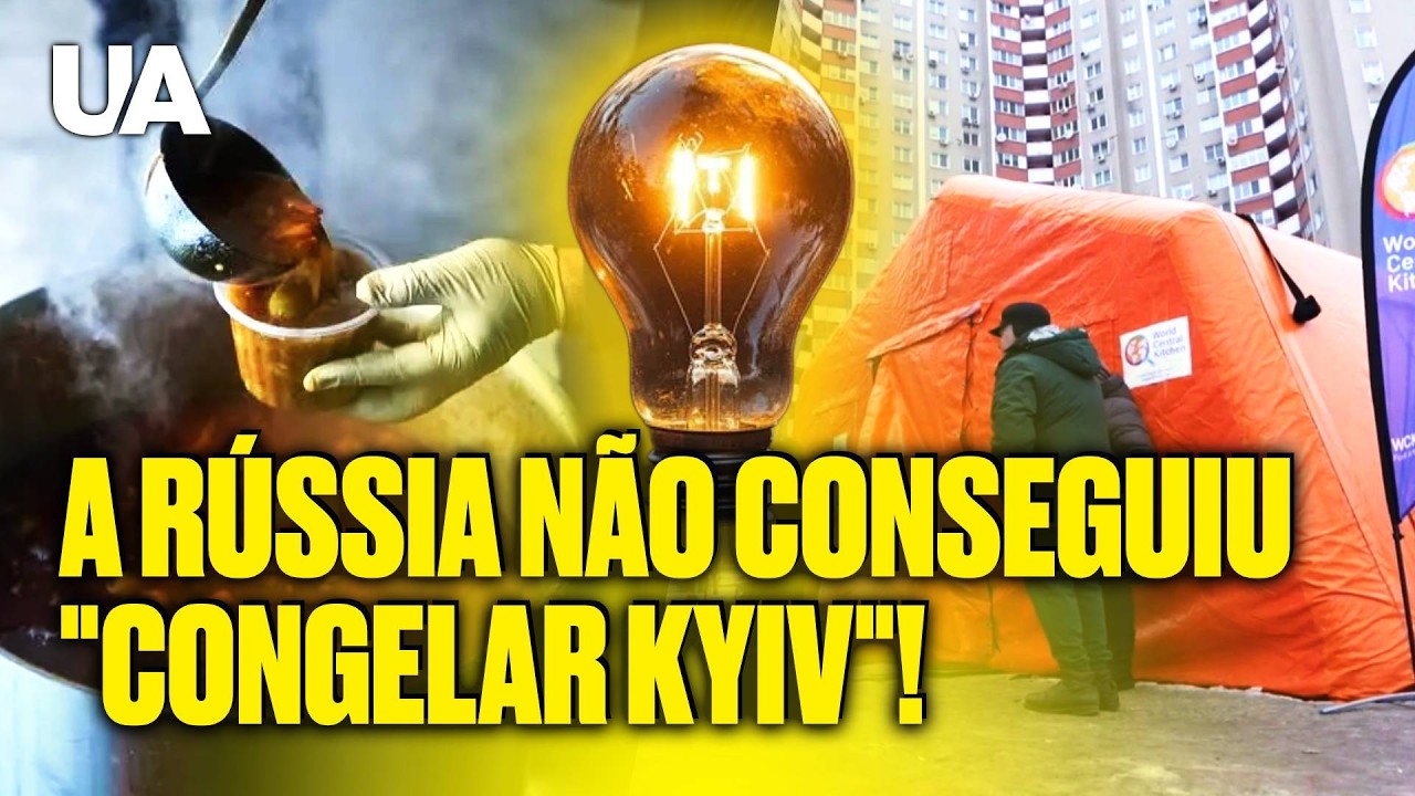 Comida, luz e calor em Kyiv: voluntários ajudam ucranianos sem aquecimento e eletricidade