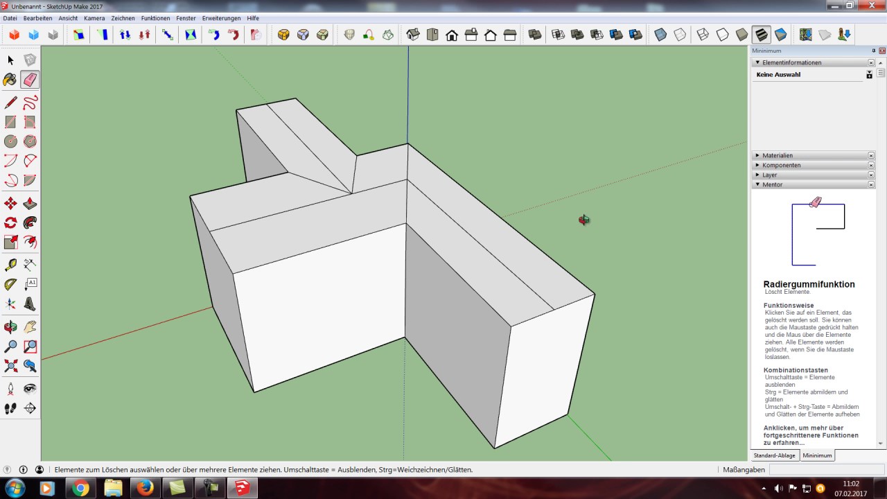 Sketchup Erste Schritte