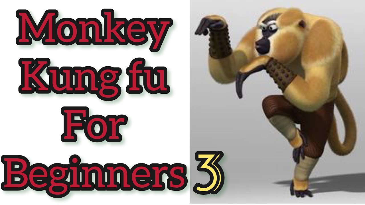 monkey kung fu for beginners / lesson 3, top 5 attack & defense techniques / learn kung fu at home