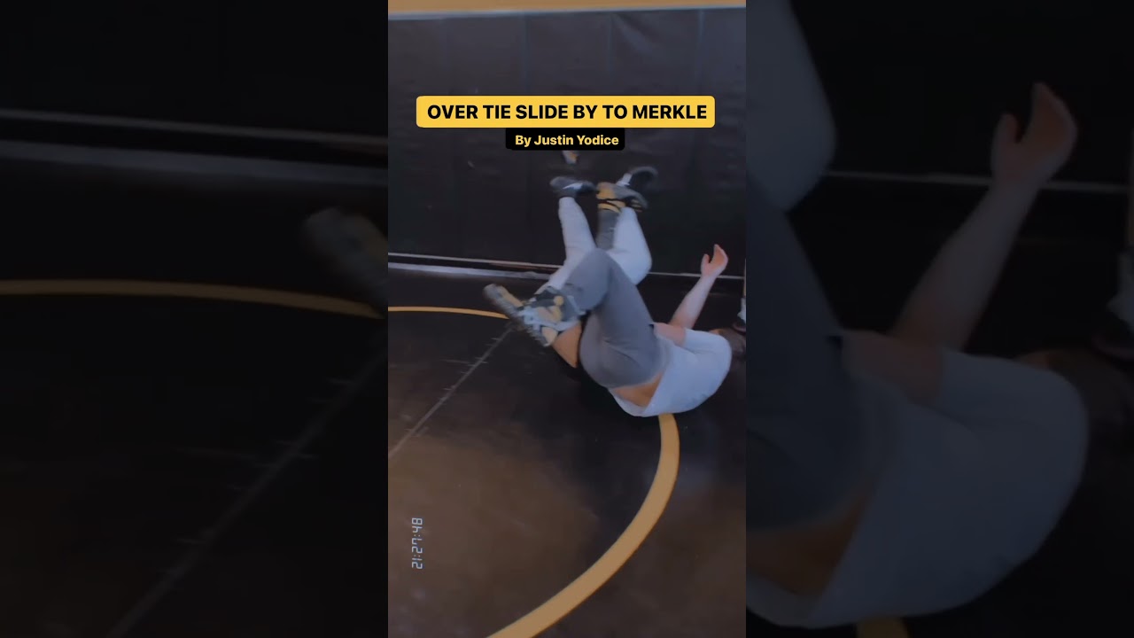 Wrestling Technique | Over Tie Slide By To Merkle by Justin Yodice #technique #tips #mma #wrestling