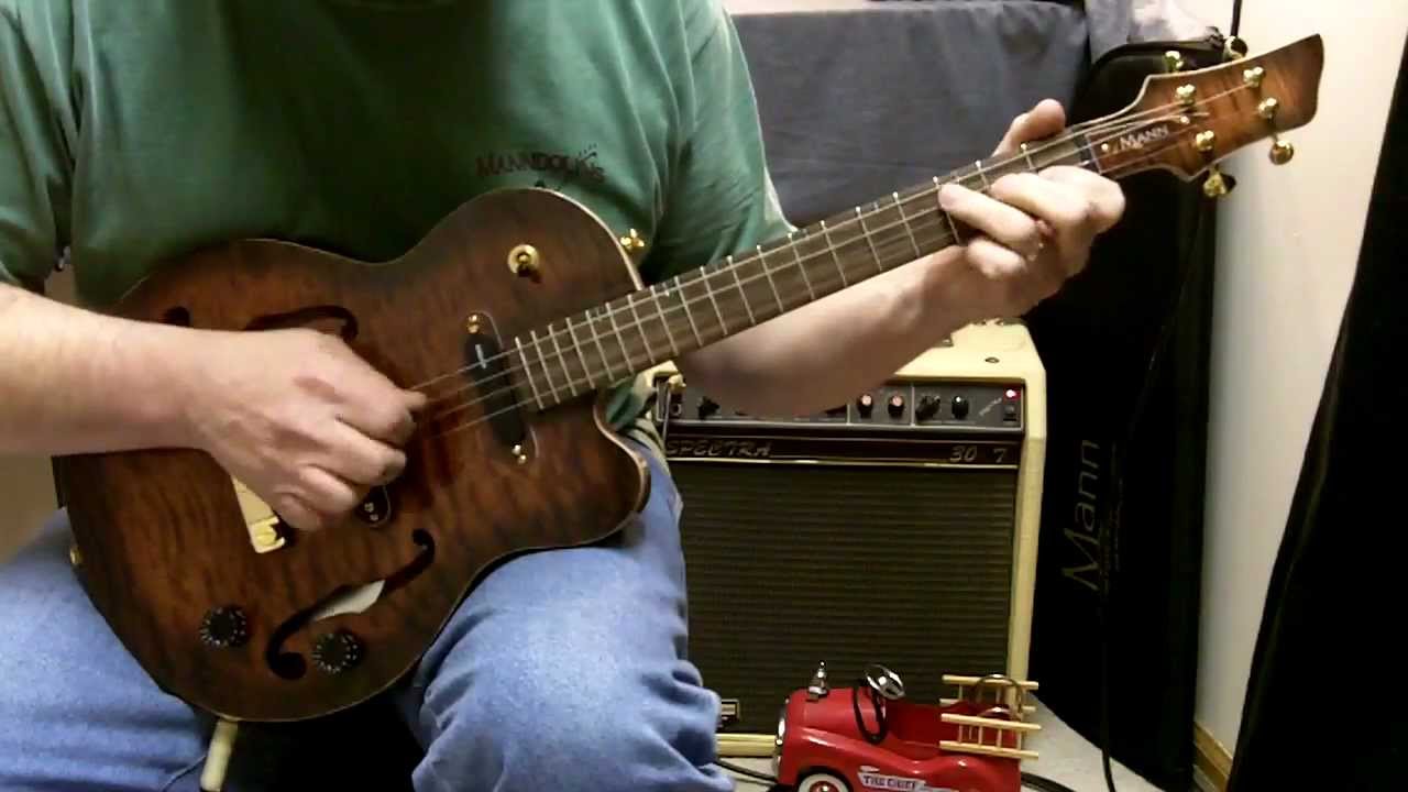 Mann Raptor Electric Baritone Ukulele