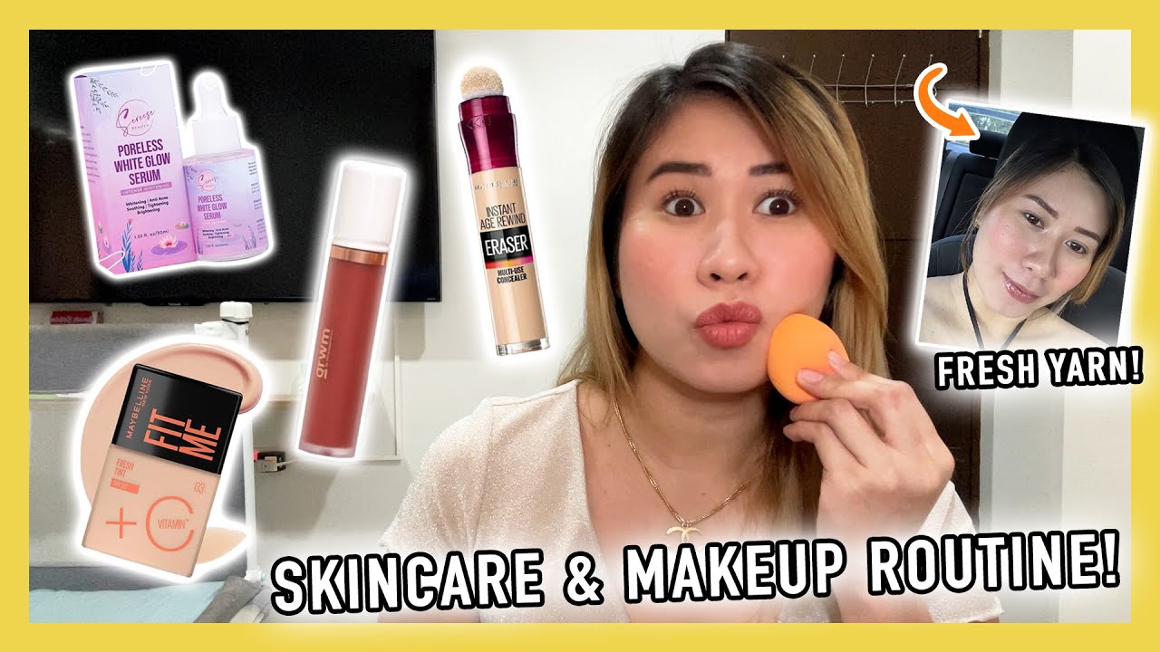 PAANO MAGING FRESH WHILE BUNTIS!! MY CURRENT SKINCARE & MAKEUP ROUTINE! ❤️