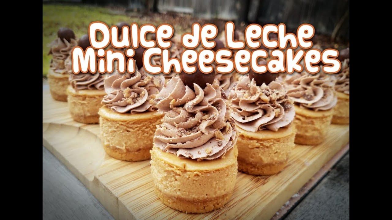 Dulce de Leche Mini Cheesecakes