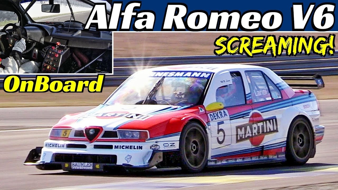 Alfa Romeo 155 V6 Ti ITC (1996) ex Nicola Larini - OnBoard, Actions & Screaming Engine Sound!