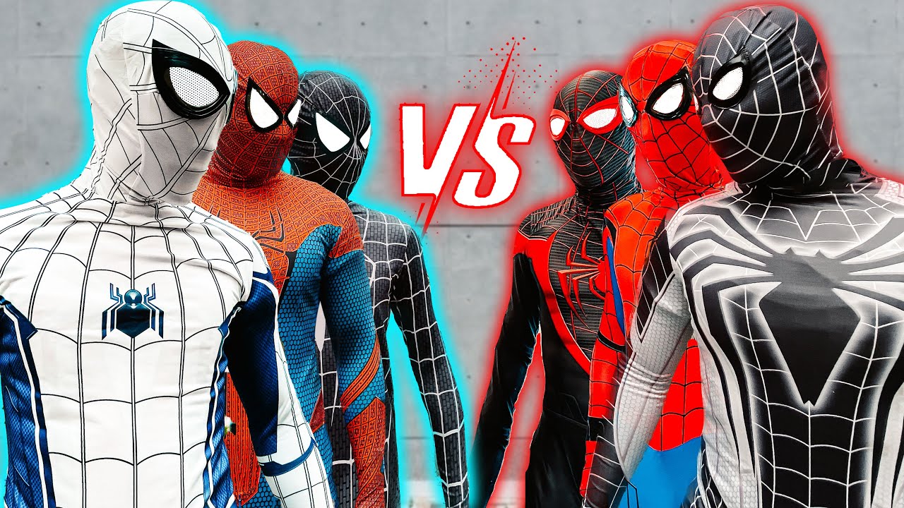 TEAM SPIDER-MAN vs BAD GUY TEAM || The NEW Look Of HERO-TEAM ( Live Action )