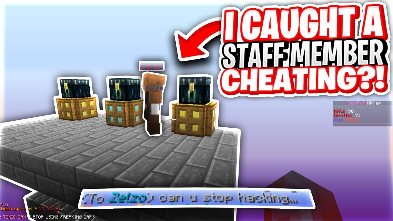 VeltPvP Admin Series | #11 CAUGHT A STAFF MEMBER CHEATING?!