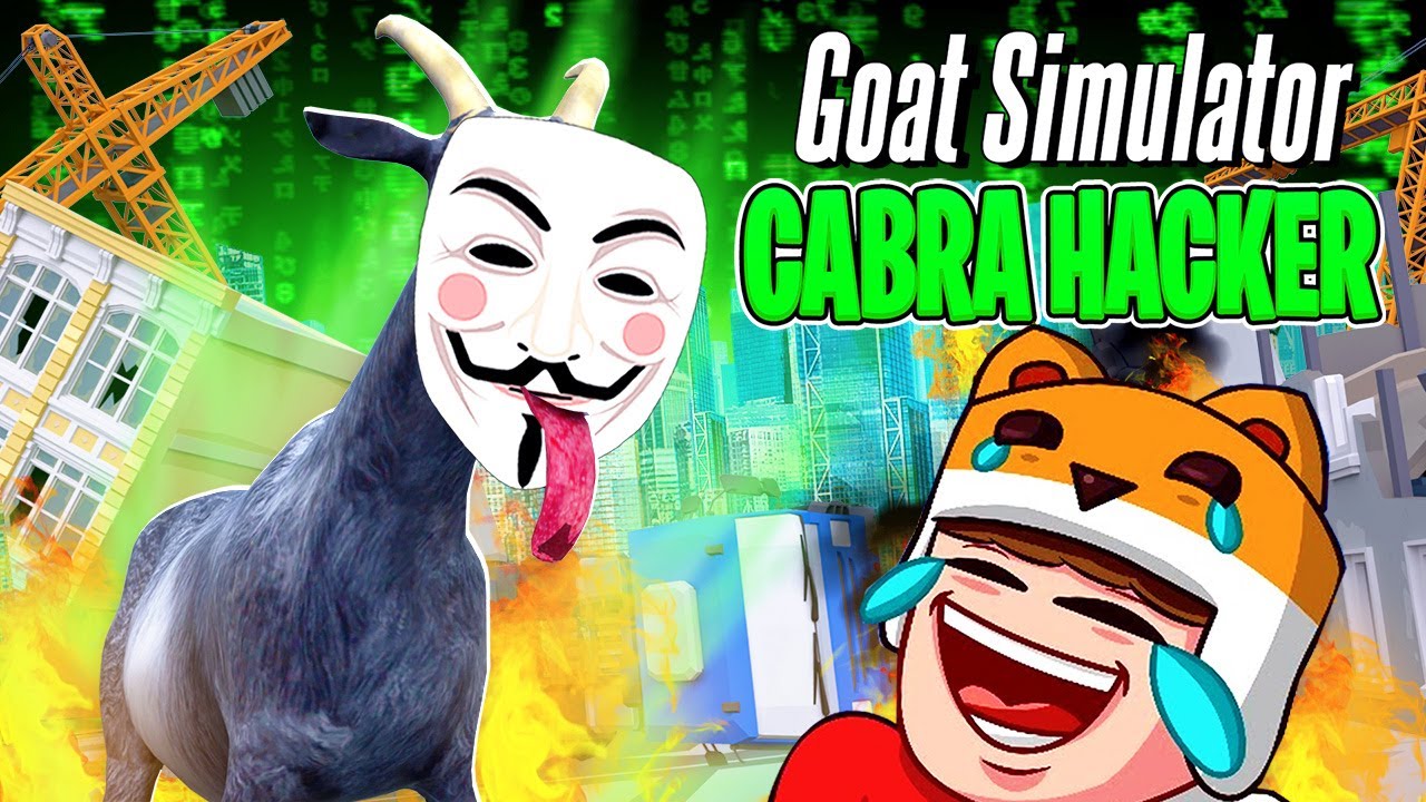 A Cabra Betero Hacker Destruiu a Cidade do Goat simulator 😳