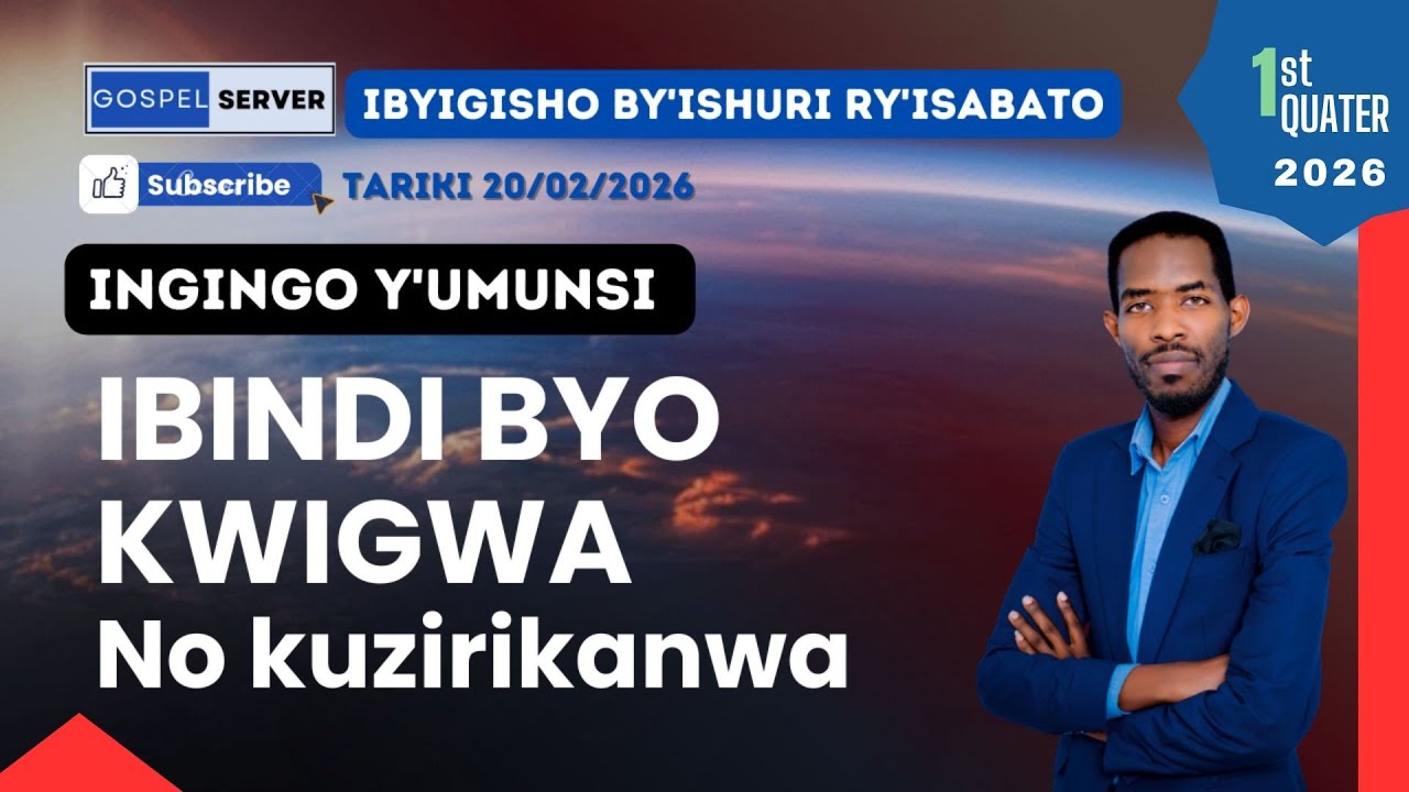 🔴 Ingingo y'umunsi | Incamake n'ibindi byo Kwigwa no Kuzirikanwa | Kuwa gatandatu 20.02.2026