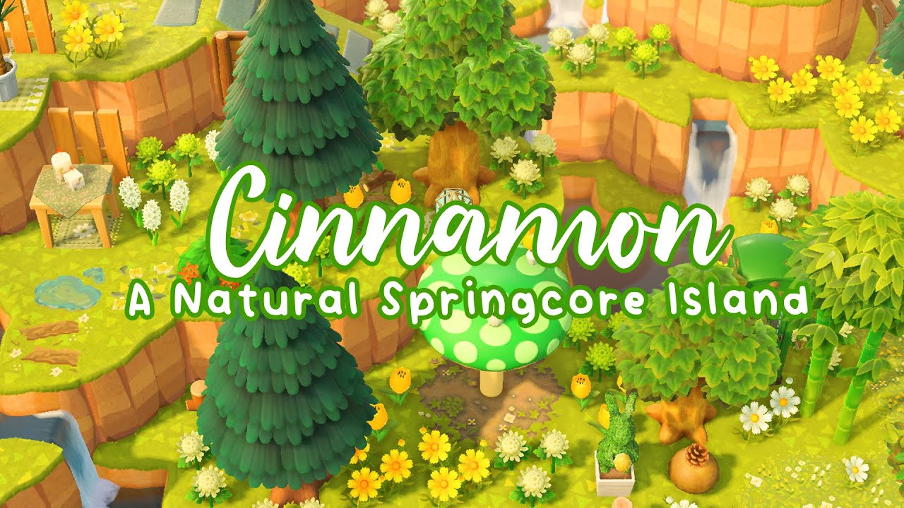 Hundred Acre Woods Inspired Natural Springcore Island Tour | Animal Crossing New Horizons
