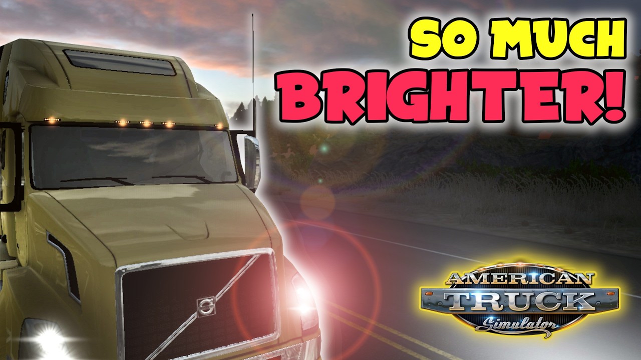 ATS Looks Better Than Ever?! | New Lighting Mod | ATS Episode 75