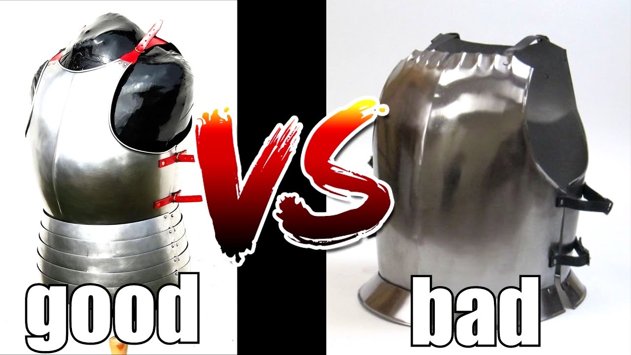 Good Armour VS Bad Armour - How To Tell Them Apart: Medieval, Roman.