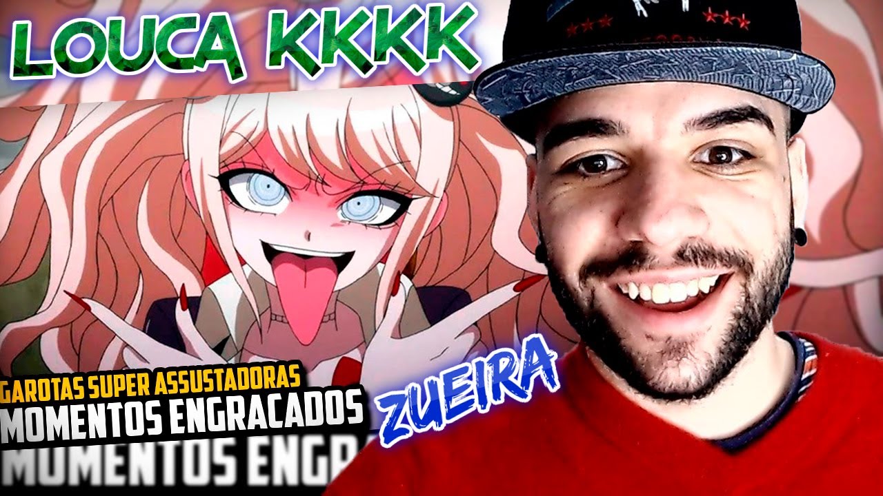 REACT - ZUEIRA ANIME - GAROTAS SUPER ASSUSTADORAS NOS ANIMES - MOMENTOS ENGRAÇADOS - BARRY ARLEY
