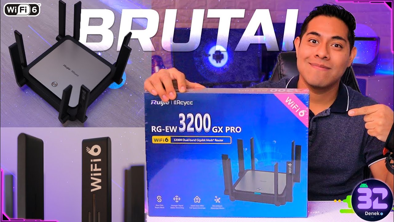 Tu WiFi será Increíble | Reyee 3200GX PRO WiFi 6 Review & Pruebas | Adiós Fallas Internet