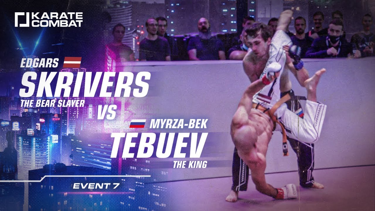 FULL FIGHT:: Edgards Skrivers vs Myrza Bek Tebuev - Karate Combat S02E07
