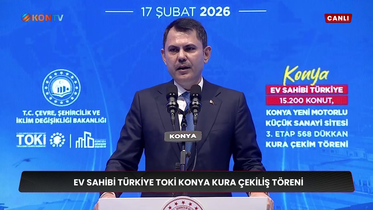 TOKİ KONYA KURA ÇEKİLİŞİ I 17 ŞUBAT 2026