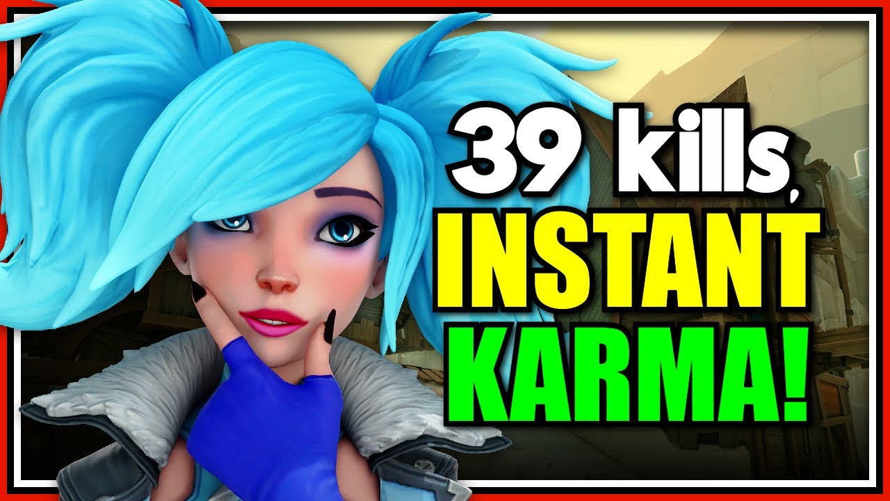 39 KILL EVIE GAME gives me INSTANT KARMA! (Paladins)