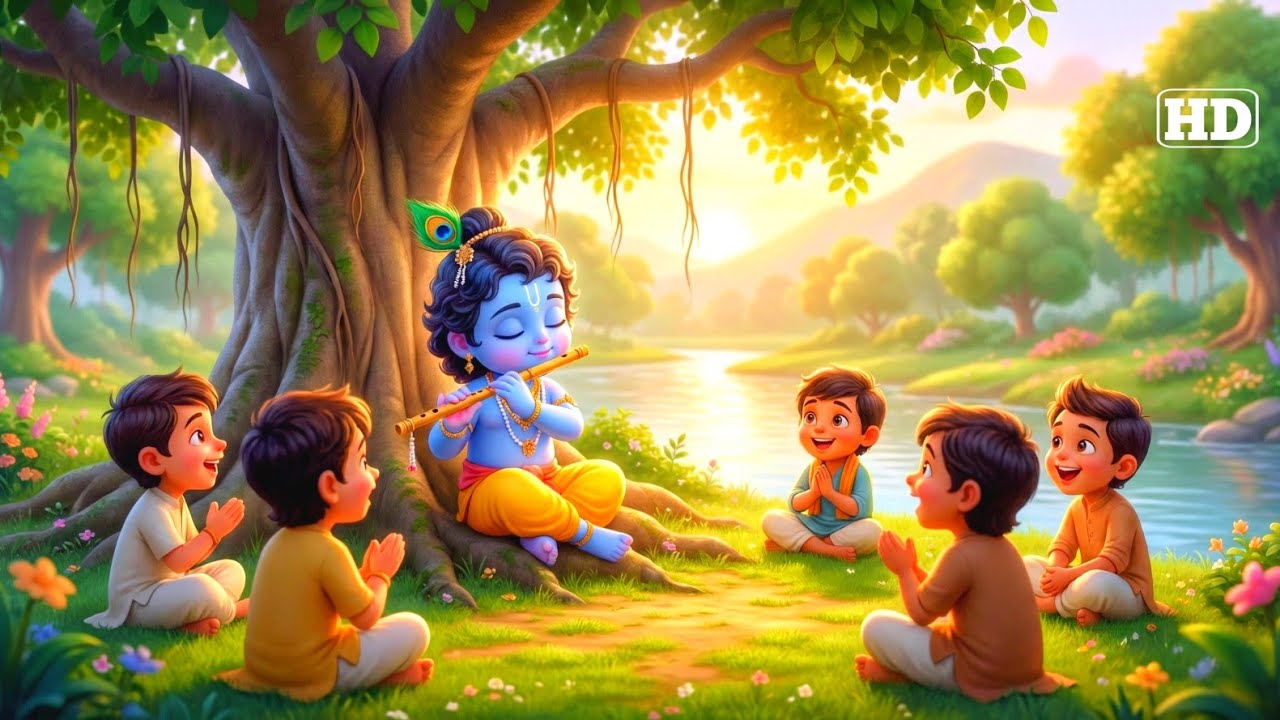 Choti Choti Gaiya Chote Chote Gwal | Hindi Rhymes | बाल गीत | Krishna Bhajan