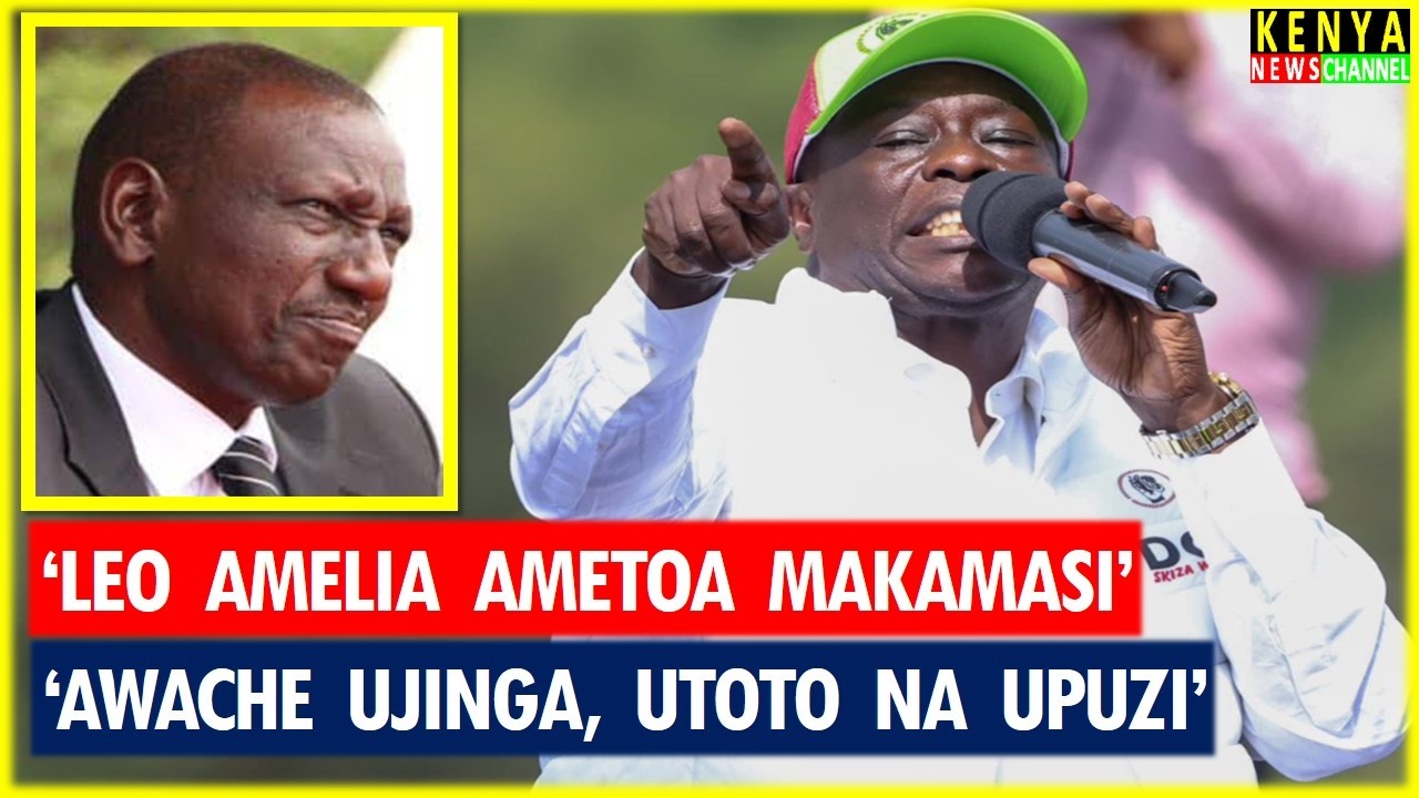 Gachagua EXPLOSIVE speech today in Njoro Nakuru - Listen what he told Ruto
