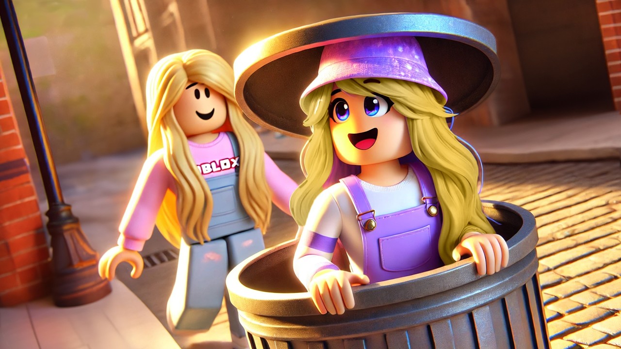 KURRAGÖMMA med MAJA PÅ RIKTIGT och i ROBLOX