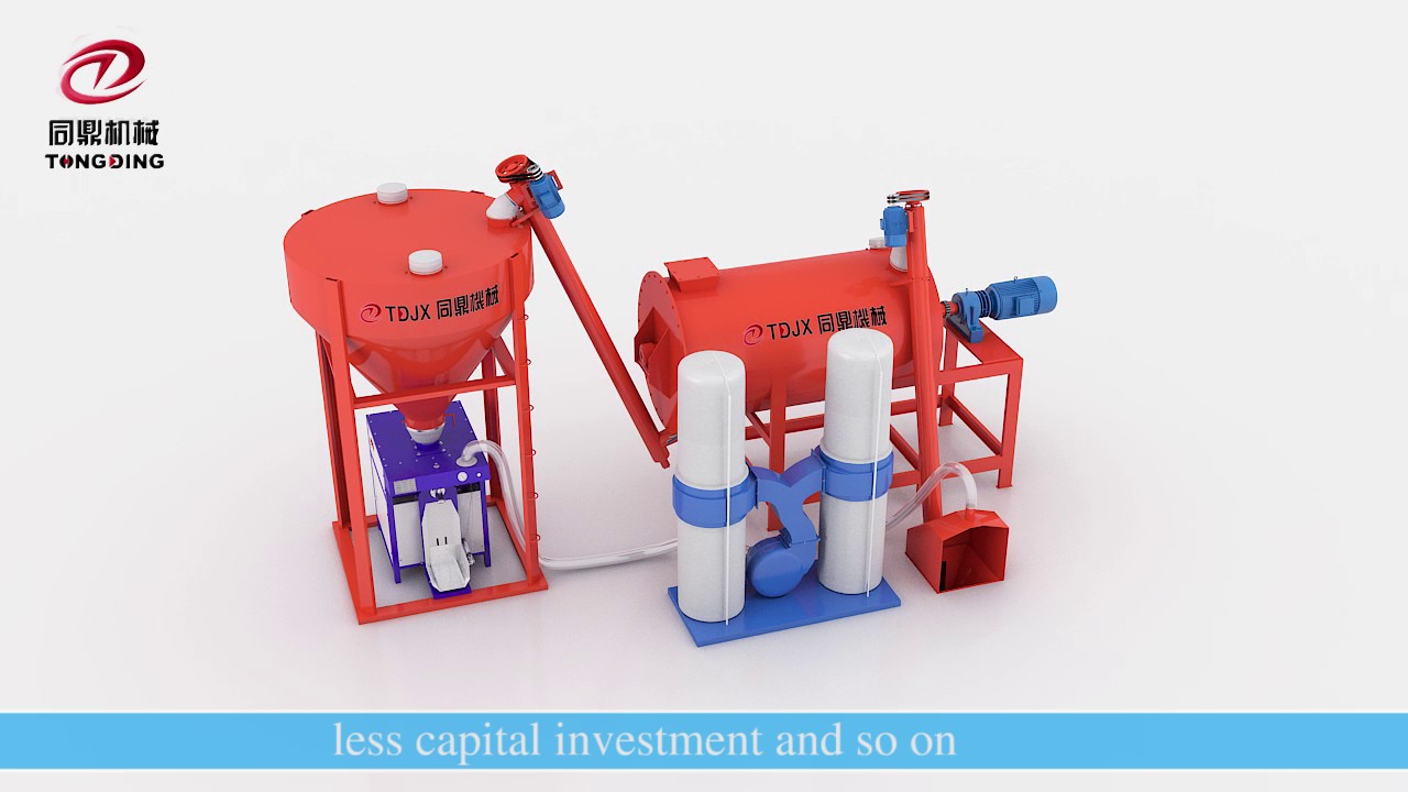 Semi Automatic Dry Mortar Production Line Factory Price