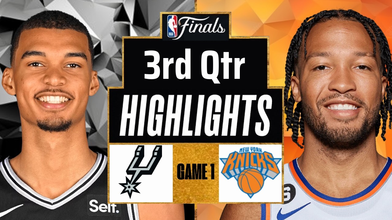 Лучшие моменты матча Spurs &ndash; Knicks, 3-я четверть, ч. 2 | 3 июня | Финал НБА 2026, 1-й матч, лучш...