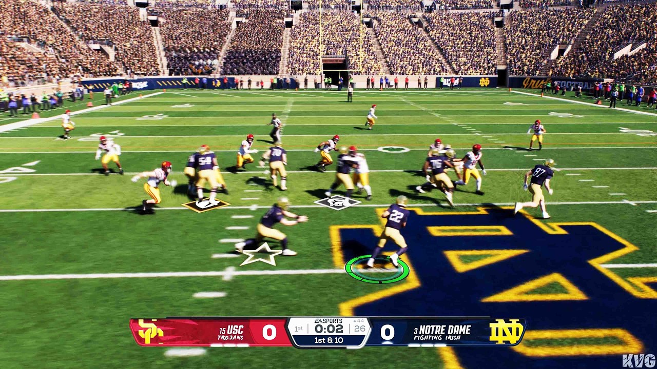 College Football 27 &mdash; USC Trojans против Notre Dame Fighting Irish &mdash; Геймплей (PS5 UHD) [4K60FPS]
