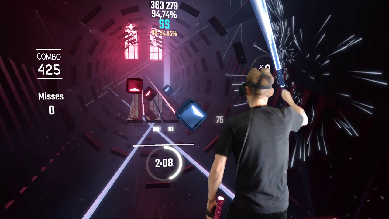 Beatsaber - Mixed Reality - Paradise City | Guns N' Roses - Expert