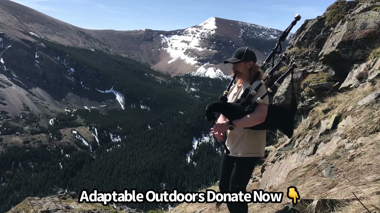 Highland Cathedral & High Drive - Bagpiping on Pincher Ridge - Fundraiser for @adaptableoutdoors