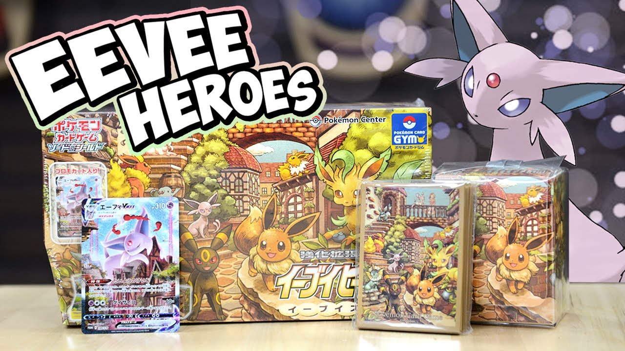 Eevee Heroes Espeon VMAX Collection Box Opening!