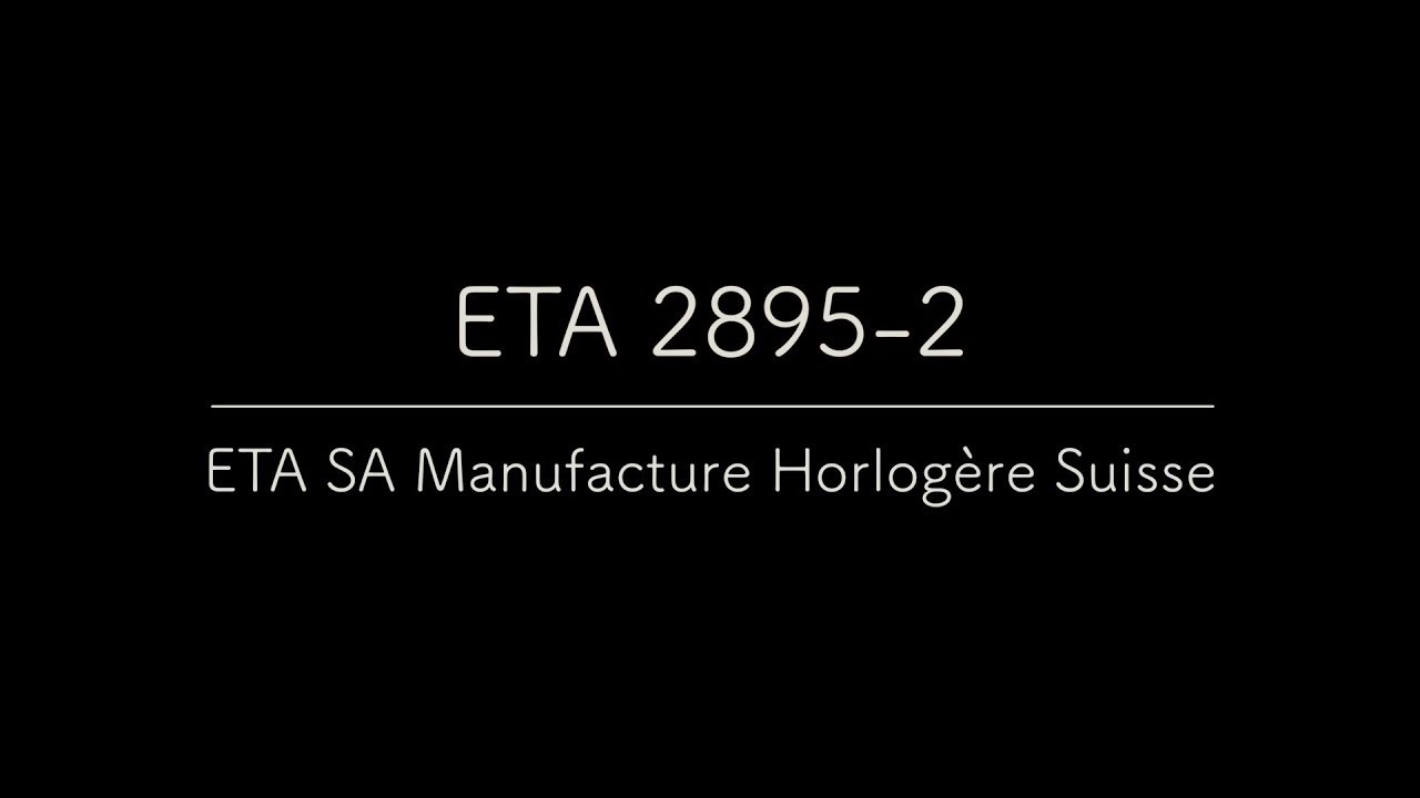 [1080p60] ETA 2895-2 dismantling and assembling