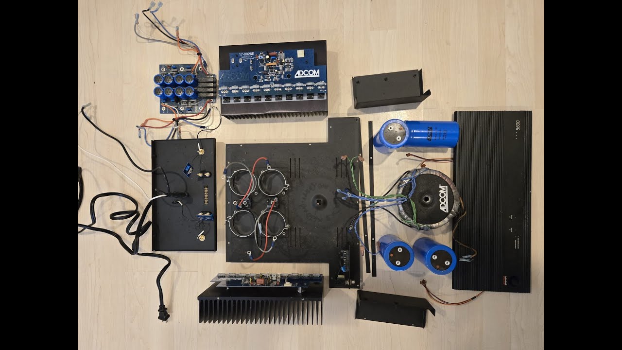 DISCO 70 80 90 | ADCOM GFA 5500 Made in USA | Complete Disassemble, Clean,  Inspect, and Reassemble