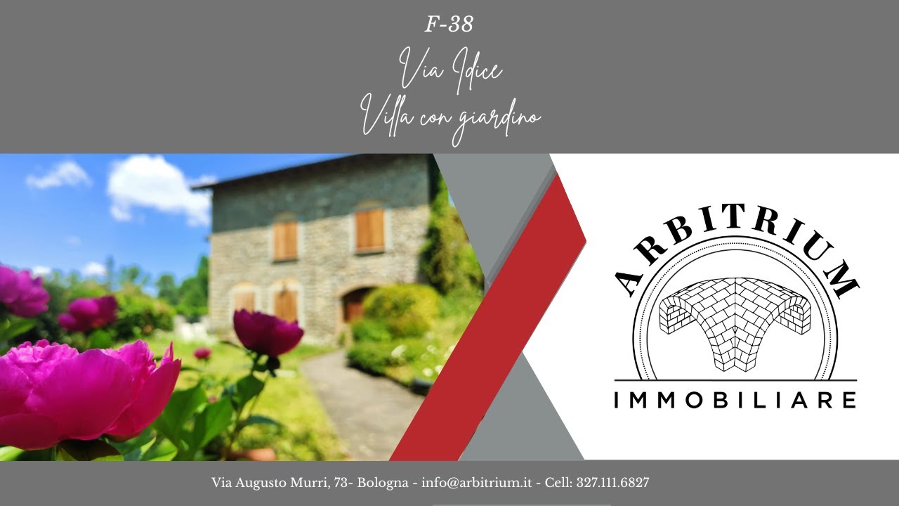 MONTERENZIO - CASA INDIPENDENTE CON GIARDINO - 204 MQ