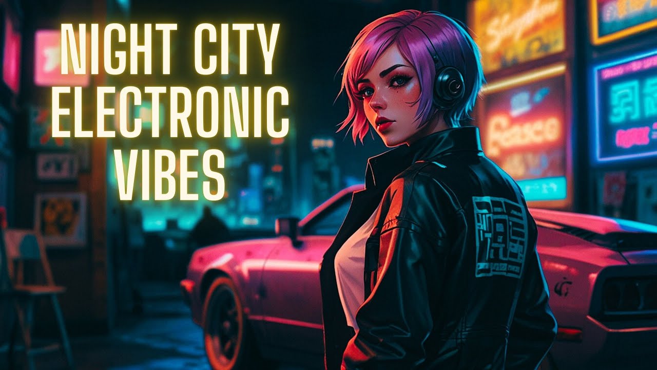 Best Megamix Cyberpunk Electronic Music | Night City Dystopian Futuristic EDM Ambience