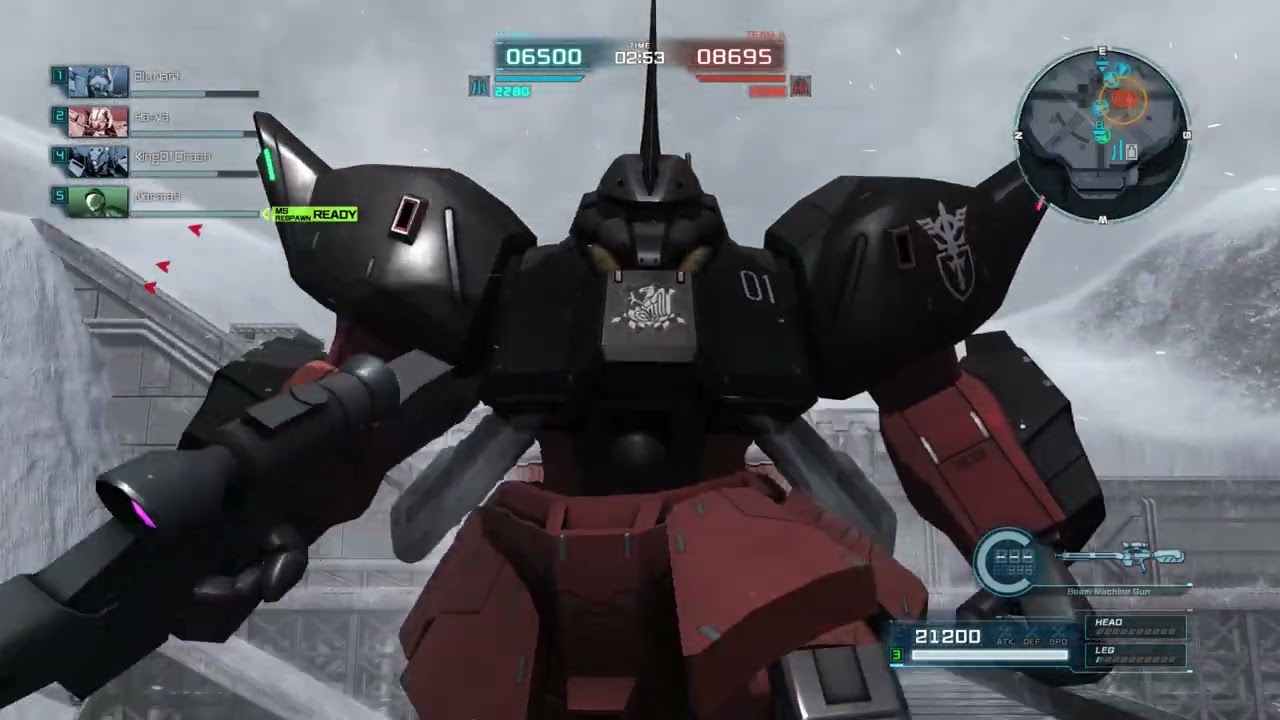 GBO2 [PC] - MS-14Jg Gelgoog Jager (Gabby Hazard Ver.) Gameplay; Pain and Suffering